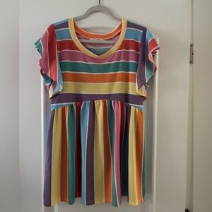 NWOT - Thermal Knit Babydoll Top